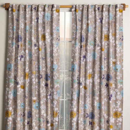 Maison d' Hermine Curtains for Living Room 100% Cotton 50"x84" (Pack of 2)