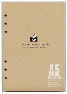 エトランジェ・ディ・コスタリカ リフィル6穴 無地 100シート BASIS A5 クラフト 0001-A5RF-F-04