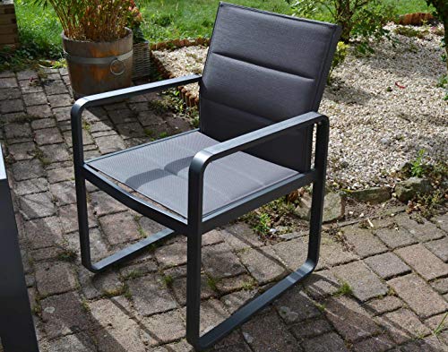 bomey Essgruppe HPL Garnitur Elba I Gartenmöbel-Set 7-Teilig I Essgarnitur aus HPL Gartentisch Alu & 6 x Gartenstuhl Alu… – Bild 5