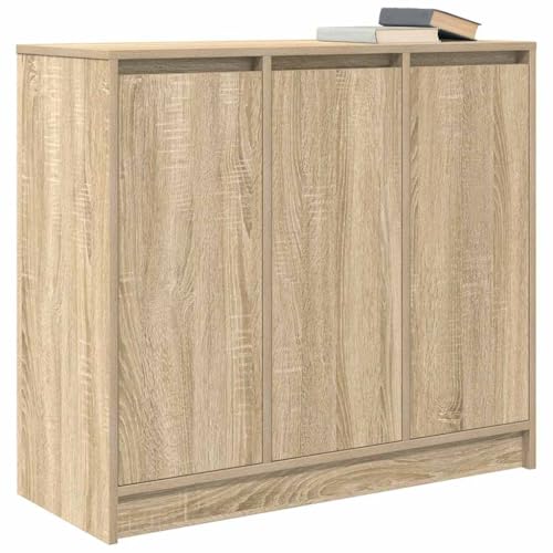 Tomostar Buffet Cuisine, Buffet Bas Meuble de Rangement Salon chêne Sonoma 85x34x76 cm Bois d'ingénierie