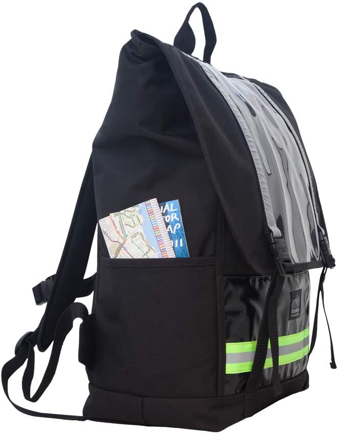 Manhattan Portage Empire Bag (Large) Waterproof With Reflective Straps For Safety Heavy Duty Cordura For Commuting And Travel