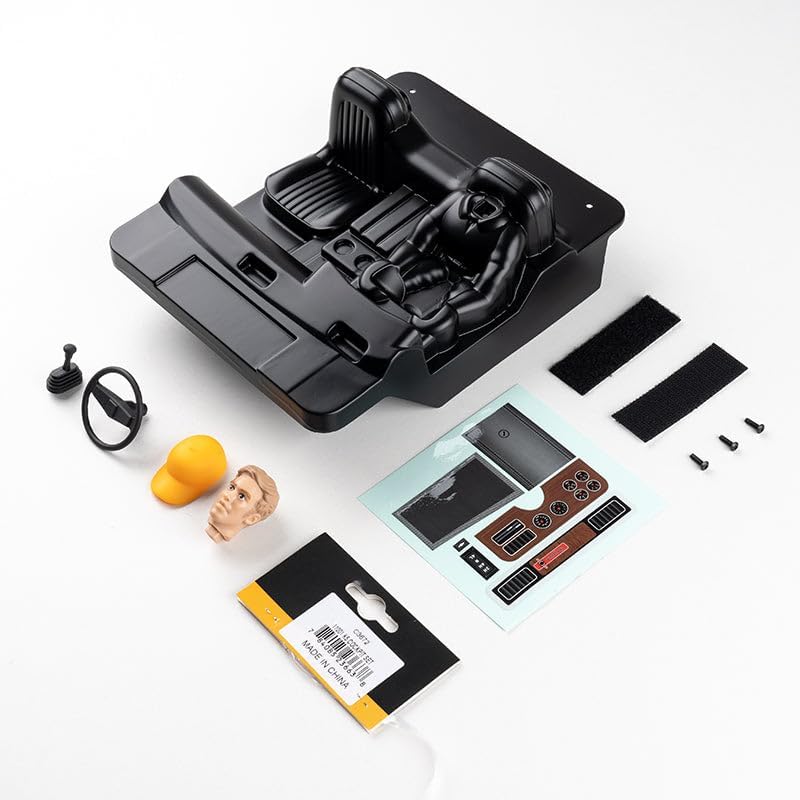 FMS FCX10 Rc Car Parts RC Crawler RC Trucks Parts Replacement Accessory for 1/10 Chevrolet K5 Blazer: Cockpit Set