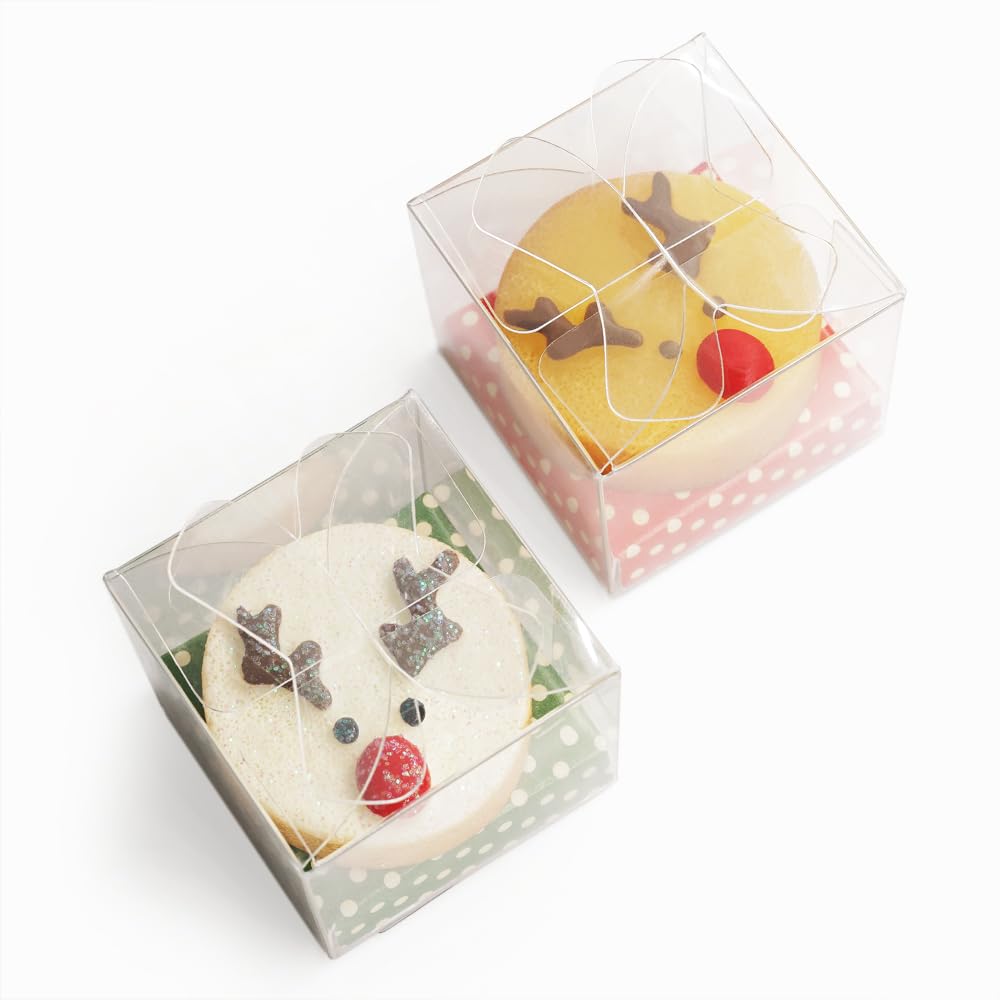 Odoria Miniatur-Kuchen Für Puppenhaus – 1/12 Maßstab, 2 Stück, Aus Harz, Ca. 2,95x2,95x1,1 Cm
