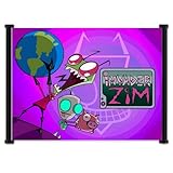Invader Zim Cartoon Fabric Wall Scroll Poster (21'x16') Inches