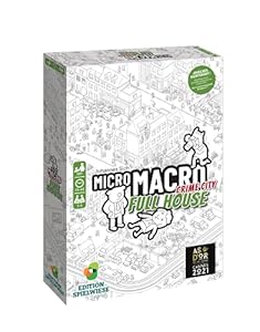 Jeu de Société Micro Macro : Full House - Enquêtes Coopératives pour la Famille - 10 Ans et +