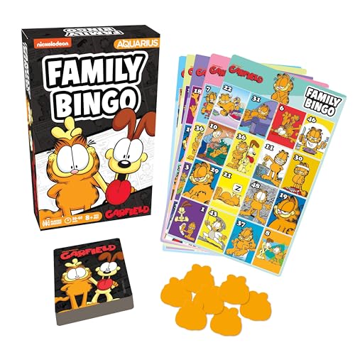 Bingo Garfield AQUARIUS pour moments en famille : le jeu de société incontournable