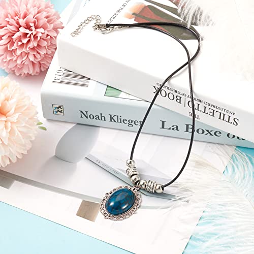 Fashewelry 20Pcs Natural Oval Dragon Veins Agate Flat Back Gemstone Cabochons 25X18Mm Healing Chakra Crystal Stone Bead Cab Covers No Hole For Jewelry Craft Making (Marine Blue) #TOP3