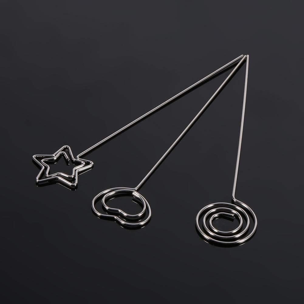 Fotohalter Metall Herzform 50 Stück - Memo Clip Büroklammer Für Karten & Fotos