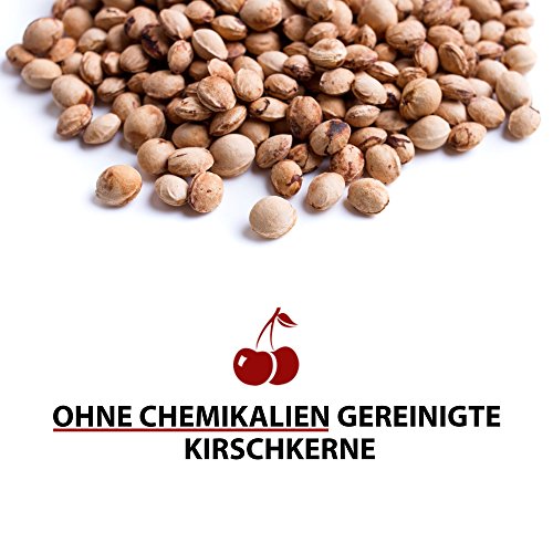 Kirschkernkissen von Bonblatt mit Bio-Qualität und Öko-Tex 100 Zertifikat
