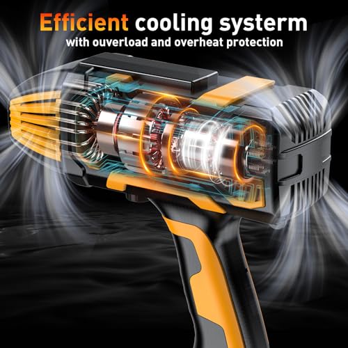 Faiuot Portable Handheld Welding Machine, 110V Portable Welder with IGBT Inverter 6 Variable Current Adjustment, Electric ARC Welder Gun Welding Tools Set Fits for 3/32\"-1/8\" Wire Rods - Thumbnail 5