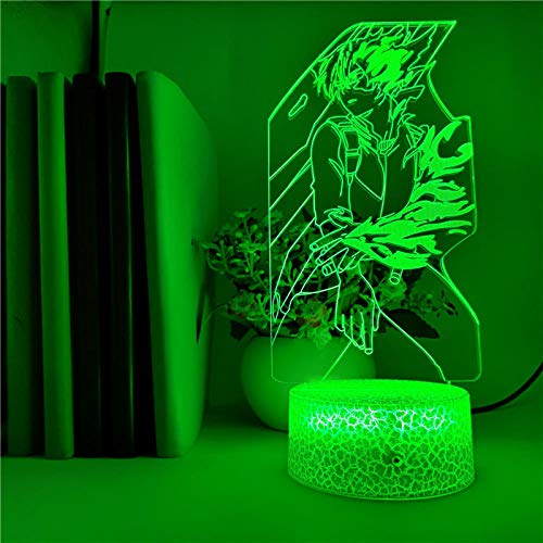 Preisvergleich Produktbild Domrx Nachtlicht 7 Farbwechsel Cheerleading Nightlight 3D LED für Schlafzimmer Schlafzimmer Dekoration Geschenke Acryl Uhr Basis Tischlampe-10_Bluetooth Base_China