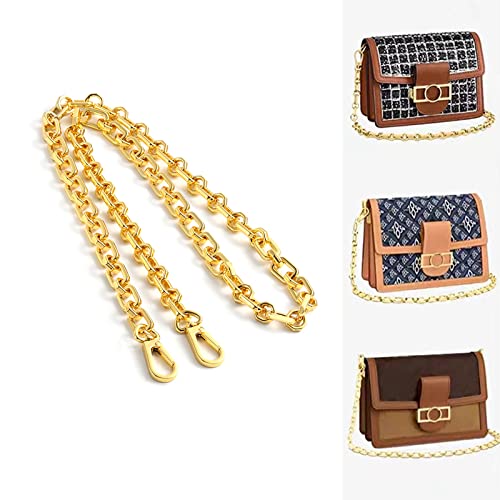 Image of jiesinlov Purse Chain Strap CrossBody Handbag Shoulder Bag Strap Replacement Straps, with Metal Buckles (E 35.4in)