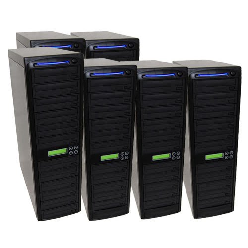 Image of Produplicator 1 to 60 CD /DVD SATA Daisy Chain Duplicator with 500GB HDD