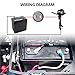Battery Disconnect Switch 12V 125 Amps Master Battery Disconnect Switch Kill Cut Off Universal Used for Trucks, Cars, RVs, Trailers, Boats, Marine Applications (1 Pack)
