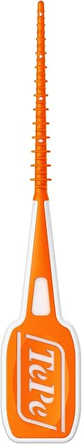 TEPE Easypick Dental Picks, Size Xs/S, orange, Pacl of 36