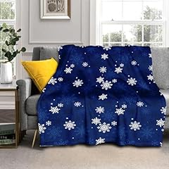Blue White-snowflakes