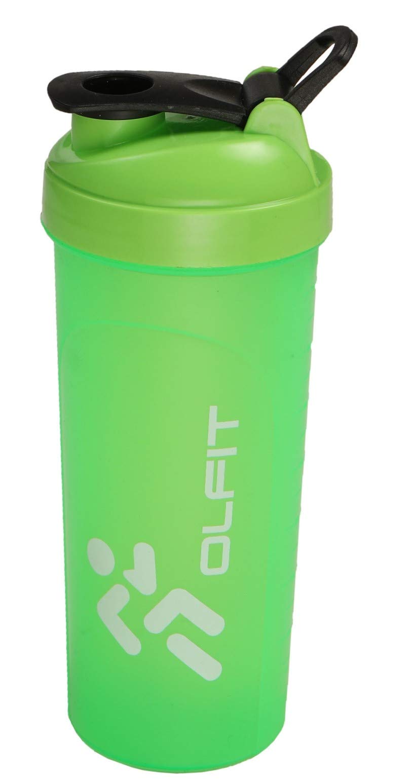 OLFIT Unisex Adults Protein Shaker Blender Bottle for Whey Protein Mix Cycling Gym Water Bottle with Blender Ball | 700ml | Black Black (B0B6RDBB96) Amazon Price History, Amazon Price Tracker