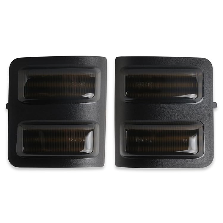 2 sztuk lusterko boczne światło obrysowe bursztynowe + DRL dla Ford F-250 F-350 F-450 F-550 Super Duty 2008 2009 2010 2011 2012 2013 2015(Dynamic,Orange lens)