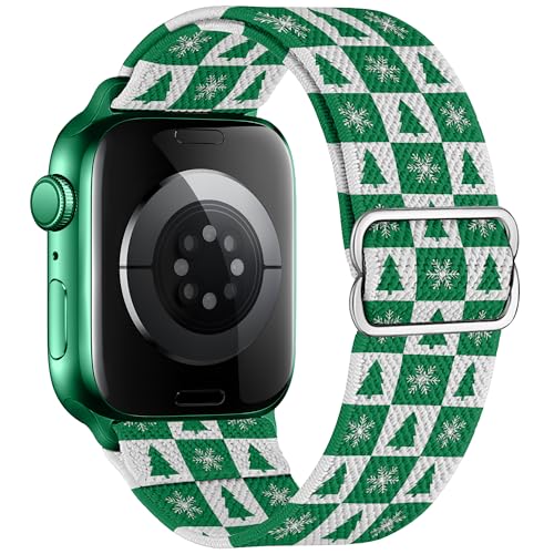 MITERV Stretchy Nylon Loop Bands Compatible with Apple Watch 38mm 40mm 41mm 42mm 44mm 46mm 49mm Adjustable Soft Elastics Strap Compatible with Apple Watch SE Ultra iWatch Series 11/10/9/8/7/6/5/4/3/2/1