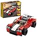 LEGO 31100 Creator 3-In-1 Sportwagen Spielzeug Set mit Spielzeugauto, Flugzeug und Hot Rod, Spielzeug aus Bausteinen, für Jungen und Mädchen ab 6 Jahre