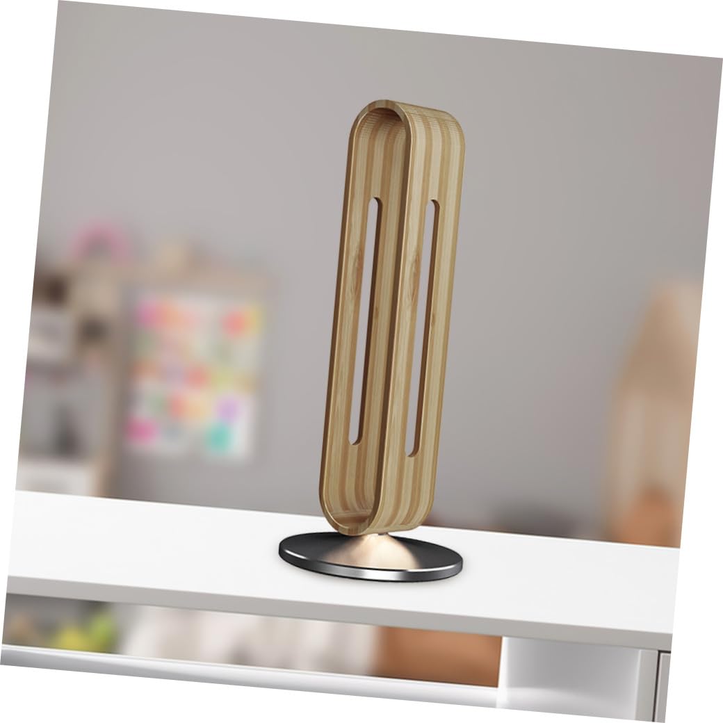 Cabilock Soporte Para Auriculares De Bambú Diseño Minimalista Base Metálica Antideslizante