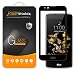 LG K8 (Not Fit For LG "K8 2017") Tempered Glass Screen Protector, [Full Screen Coverage][3D Curved Glass] Supershieldz, Anti-Scratch, Anti-Fingerprint, Bubble Free (Black)