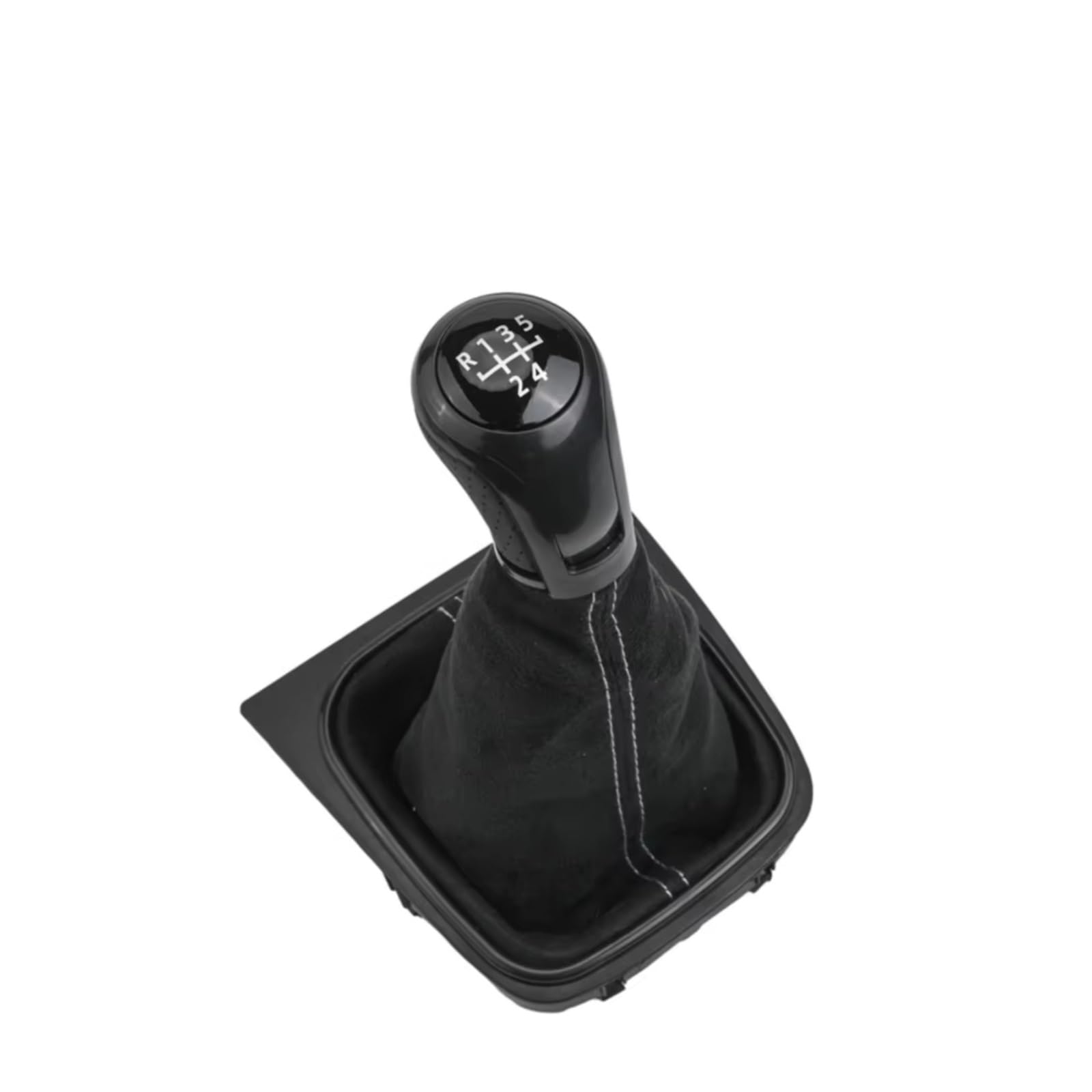 FRYUIQX Gear Lever Replacement Compatible with Golf 5 MK5 for Golf 6 MK6 for Jetta 5 A5 MK5 for Scirocco Gear Shift Knob with Boot Case 56 Speed