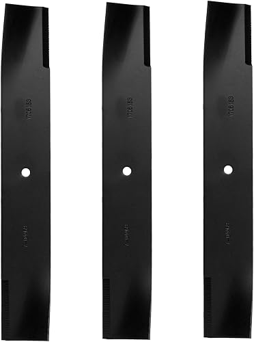 Replacement High Lift Blades Compatible with Toro SS5000 SS5060 SS5035 MX5060 MX5050 MX5000 Z5000 50Inch Zero Turn Mower Riding Tractor - for TimeCutter 115-5059-03 110-6837-03 112-9759-03 (3 Pack)