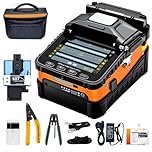 Fusion Splicer AI-5 Toolbox Kit with Auto Focus & 4 Motor Core Alignment Fiber Fusion Splicer 8S Automatic FTTH Fiber Optical Welding Splicing