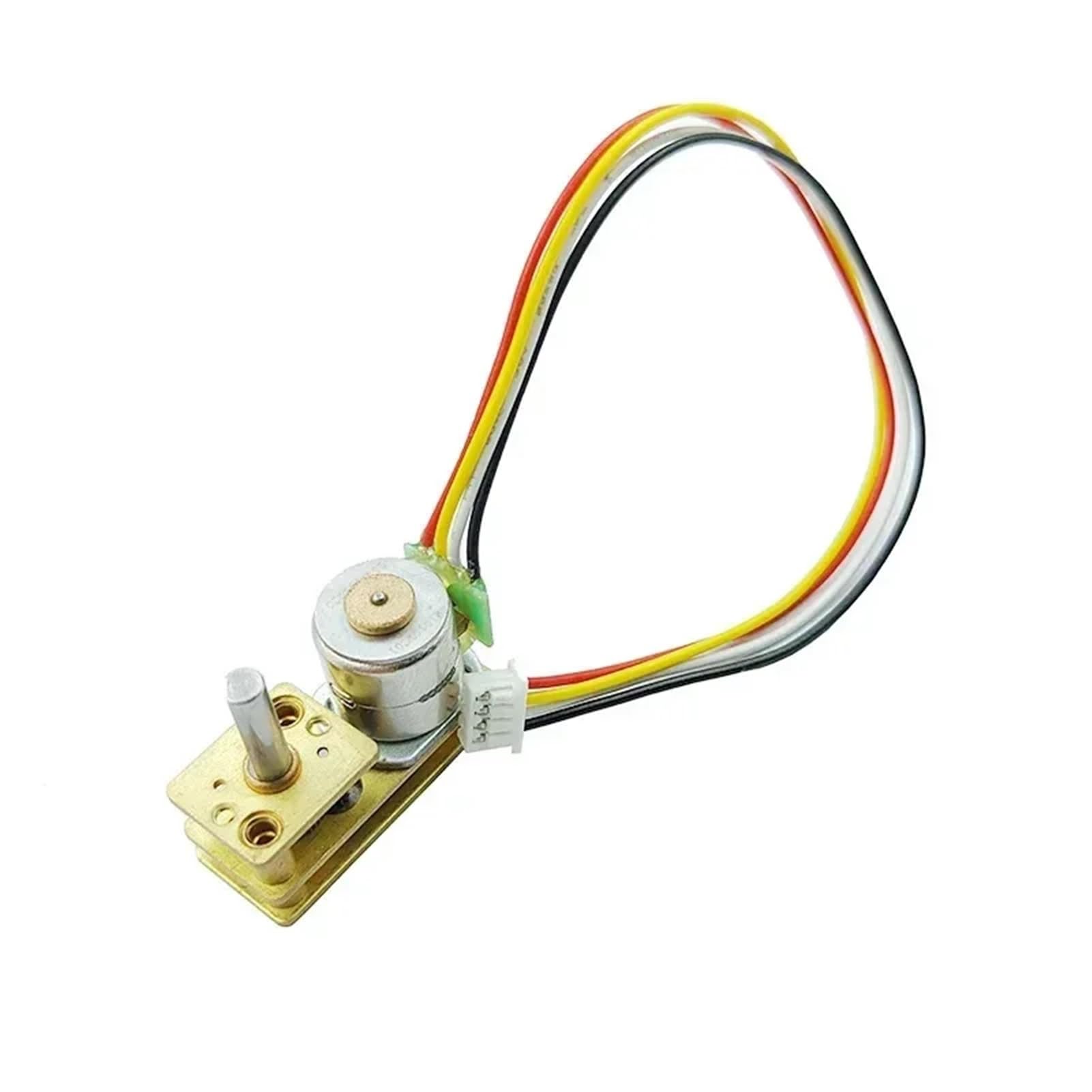 DC 5V 12V 2-Phasen 4-Draht Getriebe Schrittmotor Vollmetallgetriebe Invertierte Welle Präzisionssteuerung Reparaturteil(With controller,210:1)