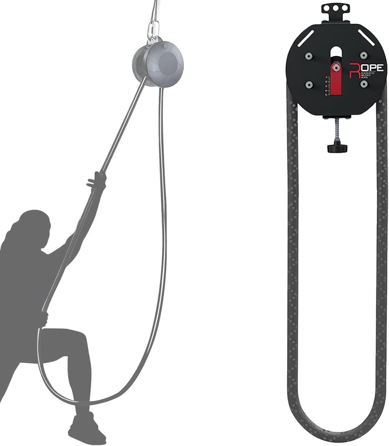 Máquina De Entrenamiento De Resistencia, Entrenador De Cuerda Sin Fin For Gym En Casa, Endless Rope Trainer, Sistema De Poleas De Cable Portátil, para Entrenamiento De Cuerpo Completo
