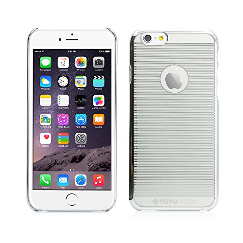 Protection iPhone 6 Trenro Tofu coque arrière PC anti-rayures argent