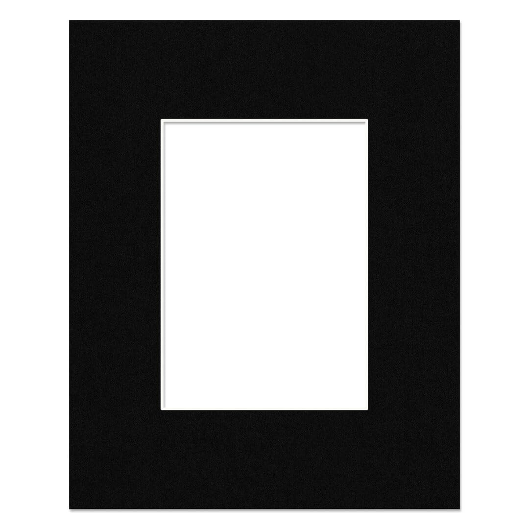 Alison Kingsgate 20X16 Black Picture Mount for frames - A4 Size Aperture
