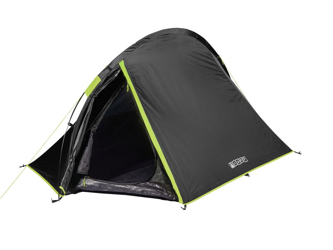 Finn - Zelt 2 Personen 280x170x120cm Ultraleicht – Robustes Bikepacking Zelt mit Vorzelt & Insektenschutz - Für Camping & Outdoor - 2 Mann Zelt mit abgedunkelter Black Coat Innenbeschichtung