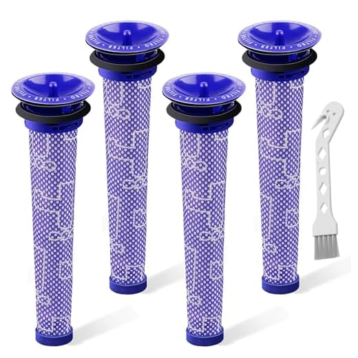 Colorfullife 3 + 1 Pack Pre Filters for Dyson DC58, DC59, V6, V7, V8 Vacuum. Replacements Part # 965661-01. 3 Filters Kit for Dyson Filter Replacements