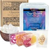 ZenseMe 5.5 LB - Glycerin Soap Base | Melt & Pour Supplies kit for Clear soap Making, SLS/SLES Free