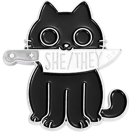 She/They Pronoun Pin | Bold Statement for Acceptance and Inclusion