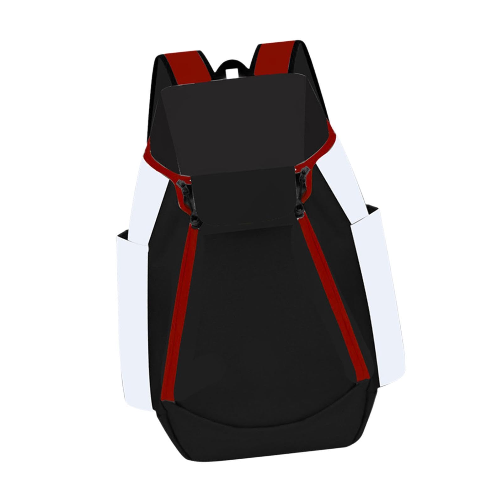 RNXRZANK Basketball Carrier Bag for Sports Equipment with Adjustable Straps and Large Capacity, Black