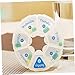 HOODANCOS 7-Compartment Pill Organizer Weekly Storage Container Pp Plastic Round Medicine Storage for Home
