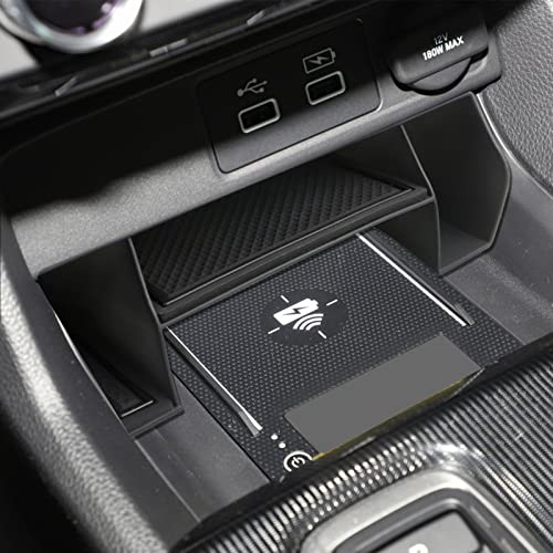 YEE PIN Compatible con Honda Civic 11th 2022+ caja de almacenamiento para consola central, bandeja para apoyabrazos, organizador de accesorios, control central de interior (negro)