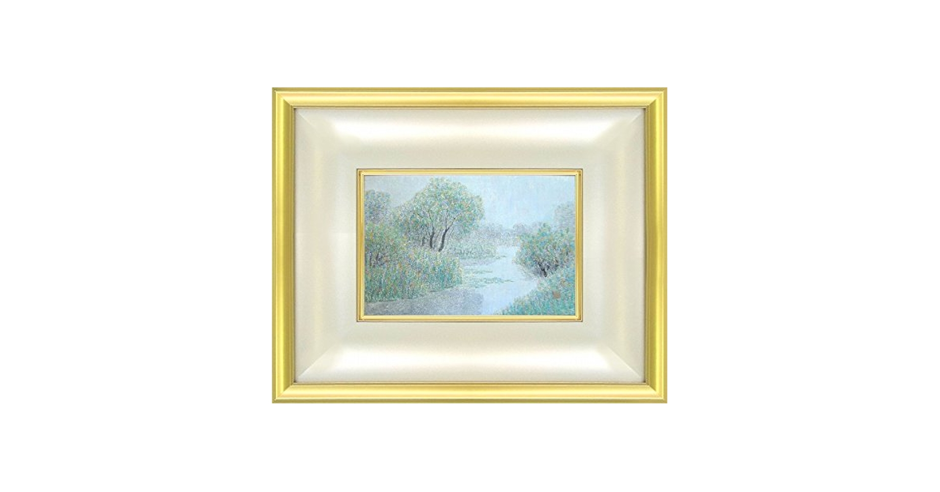 扇 敏之　落款印譜　共シール『富士展望』日本画　岩絵具彩色 10号 0801D 扇 敏之 落款印譜 共シール『富士展望』日本画 岩絵具彩色 10号