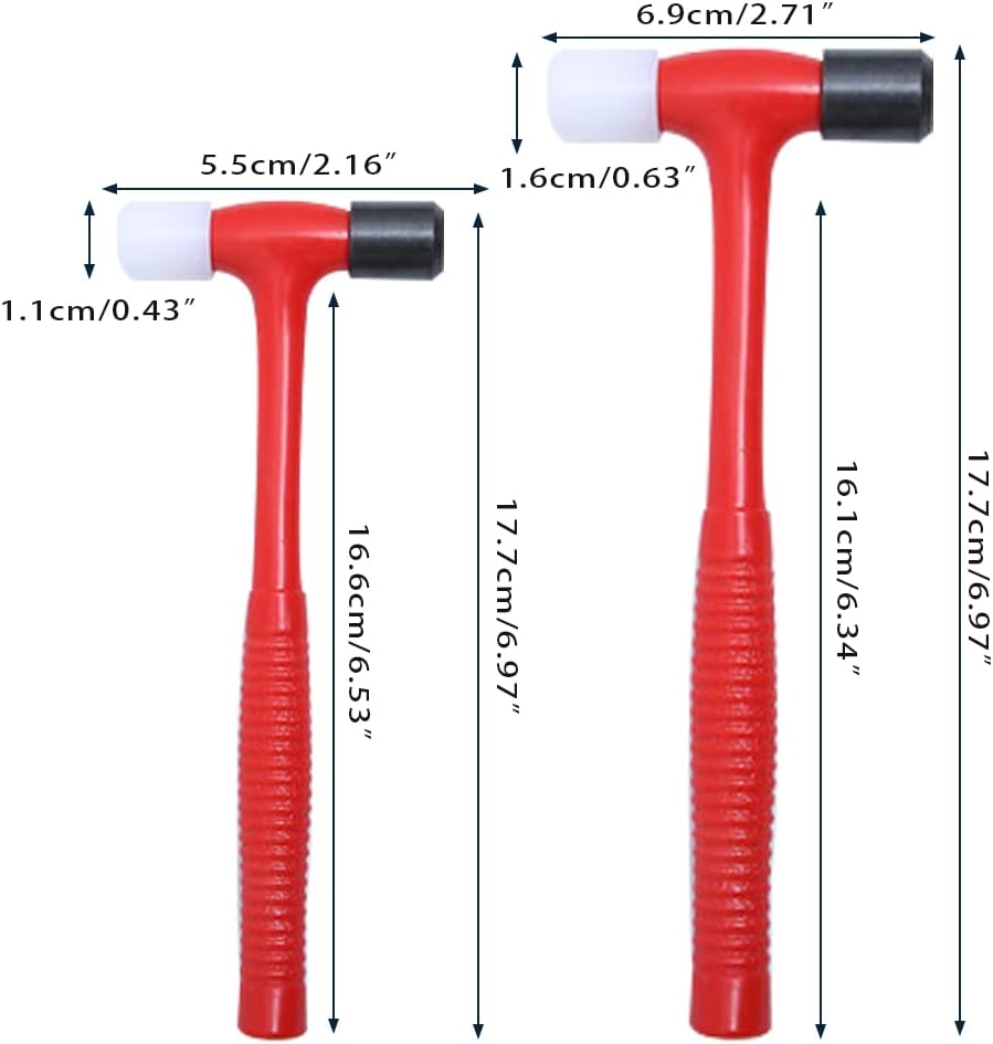 Double For Head Ceramic Installation Hammer Gift For Lovers Adults Jewelry Making Repairing Tool Wear Resistant