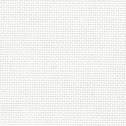 Image of Design Works Crafts 14 Count Aida Fabric Pre-Cut for Counted Cross Stitch (Gold Quality) - White