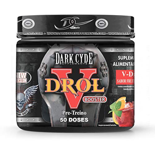Pre Treino V Drol 200g 50 Doses C/ZMA Testo Booster Dark Cyde