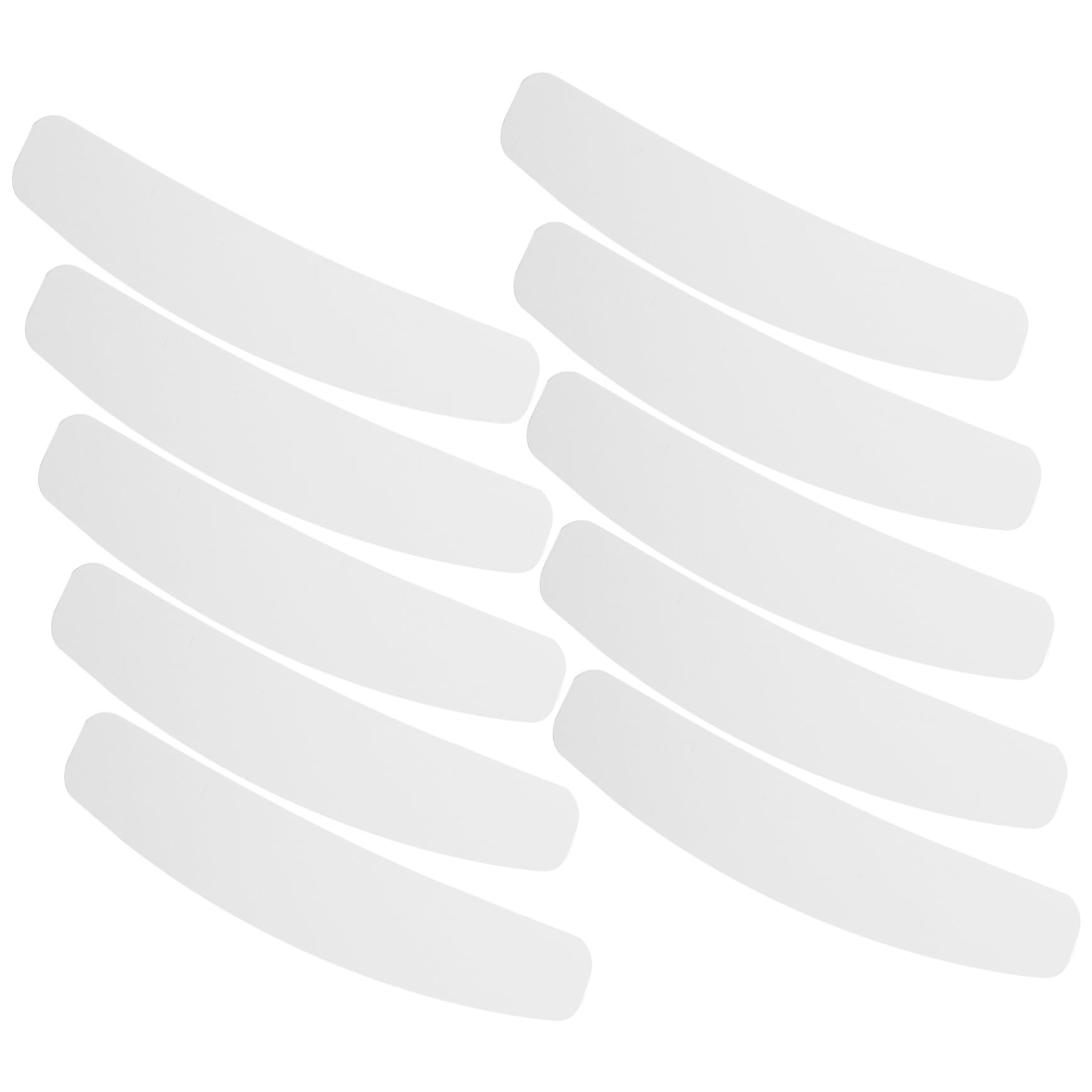 Ipetboom 5sets Collar Stays for Men's Shirts Adhesive Bend-resistant Suit Collar Stays 10pcs*5