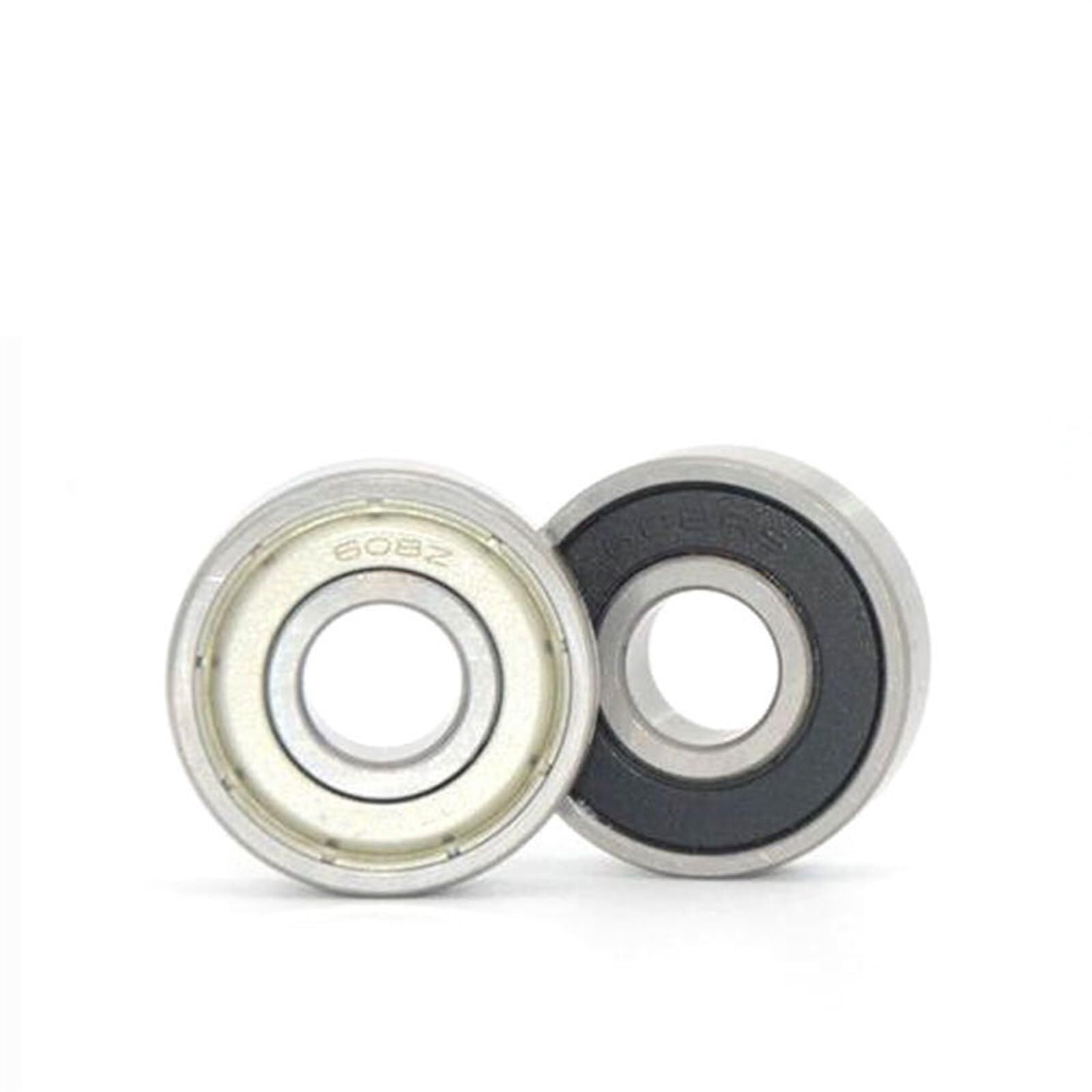 Cuscinetti, 50/100 pezzi doppia schermatura in miniatura in acciaio ad alto tenore di carbonio singola fila 608ZZ 2RS ABEC1 cuscinetto a sfere a gola profonda 8 * 22 * 7 8x22x7mm 608 ZZ(100pcs,608ZZ)
