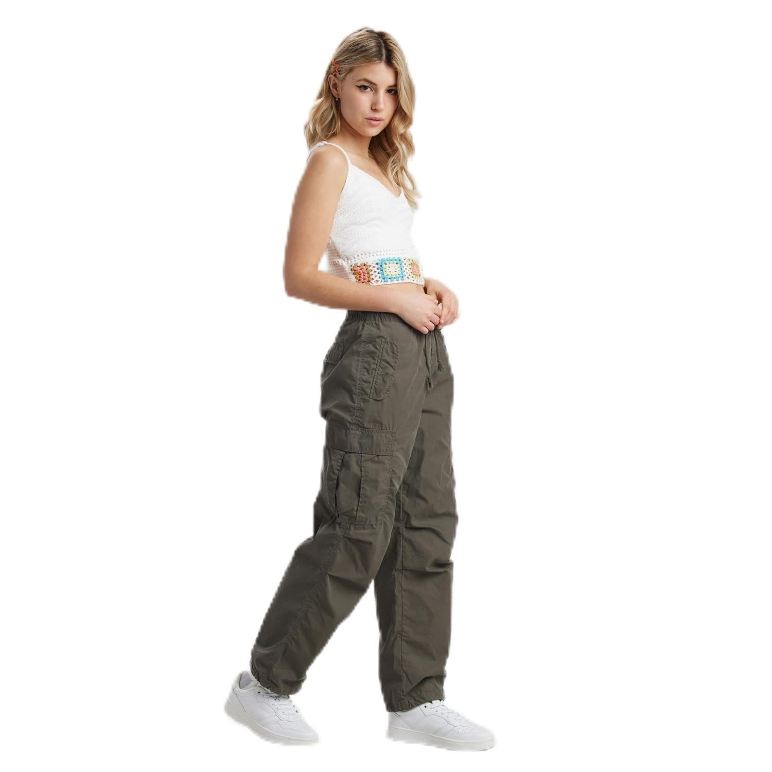 Unionbay Womens Peached Cotton Nylon Cargo Pant