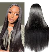 Asteria Hair Wear To Go 5x5 HD Lace Closure Wigs Straight Lace Front Closure Wig Human Hair for B...