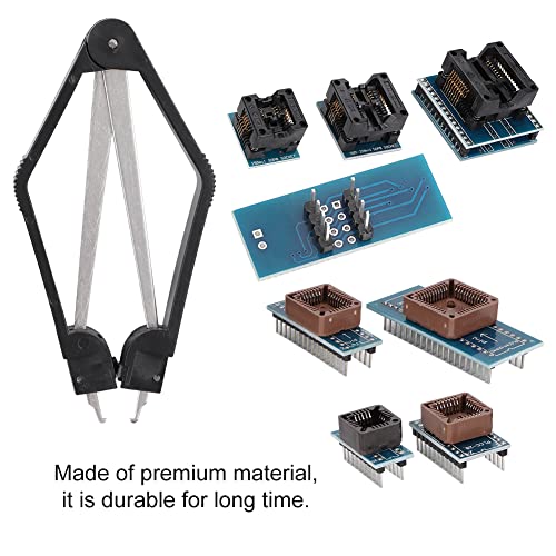 Kit de enchufes adaptadores de programador de 9 piezas para pruebas y clonación de memorias IC 3