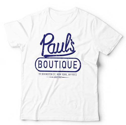 Paul’s Boutique Unisex T-Shirt | Beastie Boys New York Vintage Hip Hop Tee - M White